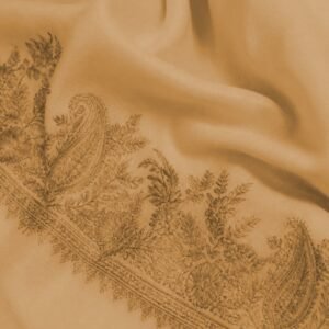 Camel Sozni Embroidered Shawl