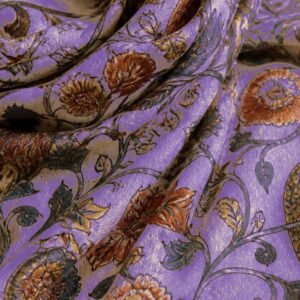 Lilac Kalamkari Shawl