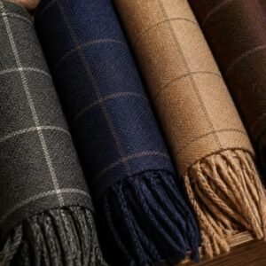 Men's Wool Muffler – Brown