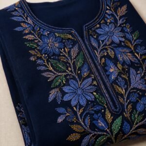 Navy Aari Work Suit