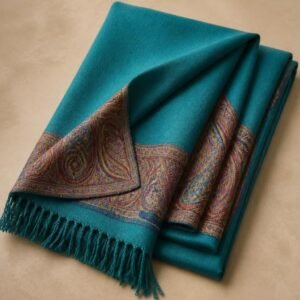Turquoise Palla Kani Shawl