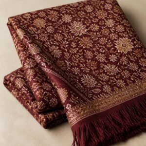Wine Maroon Kani Shawl